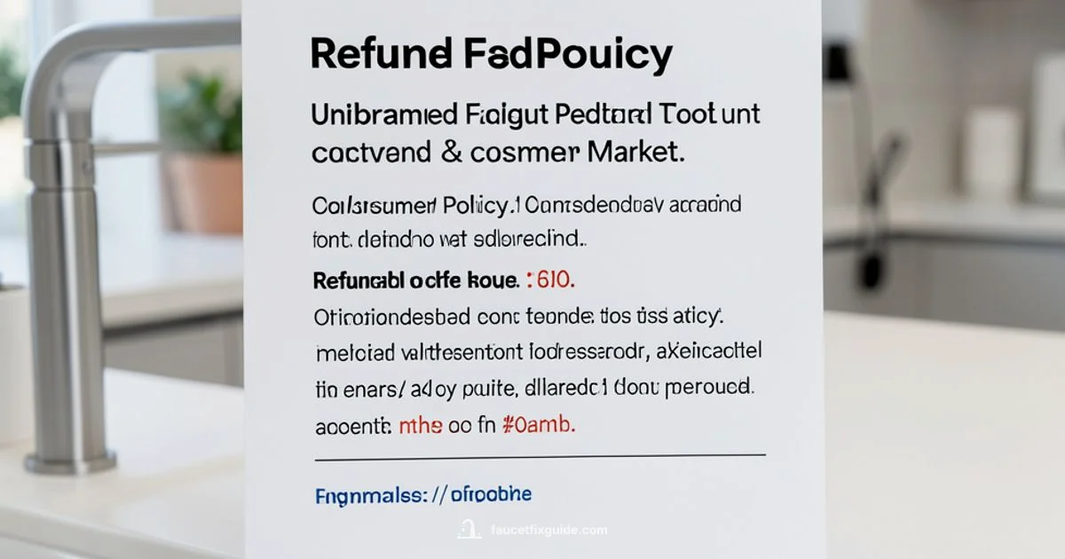 Tap Refund Guide - Faucet Fix Guide