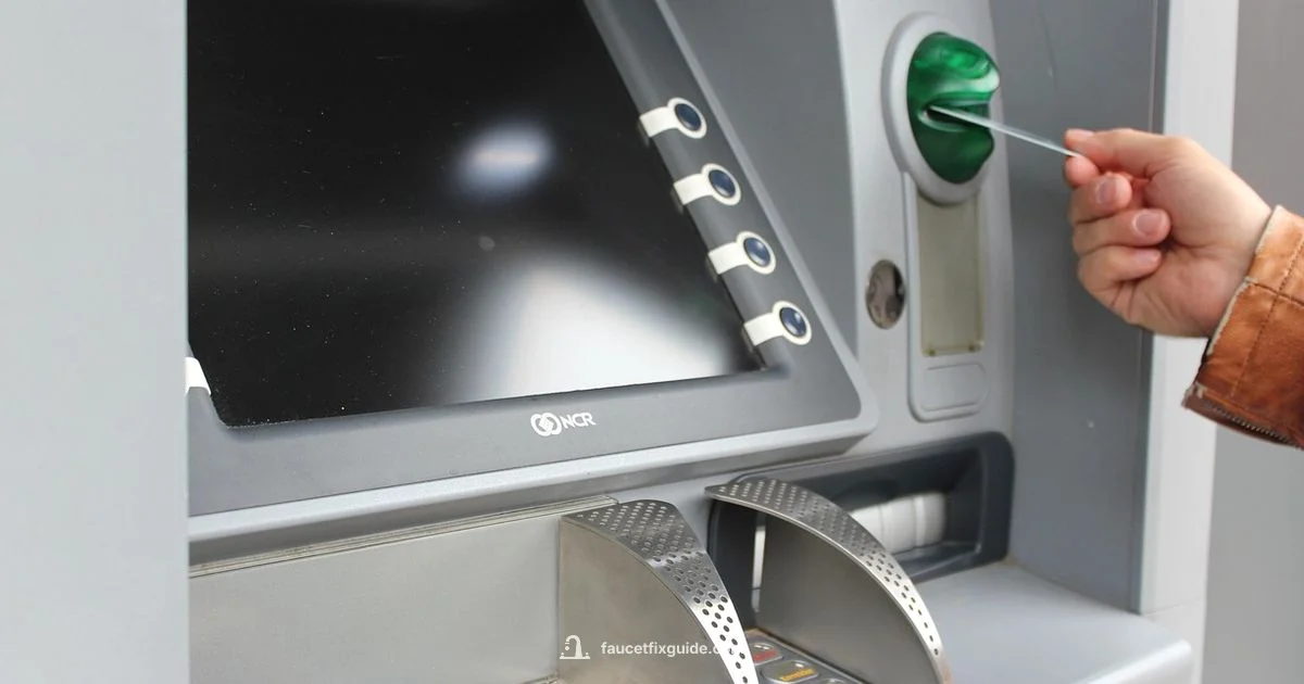 Tap at ATM - Faucet Fix Guide