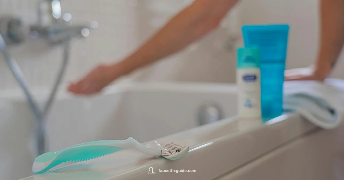 Caulk at Base - Faucet Fix Guide